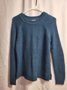 Old Navy Blue Knit Crewneck Sweater